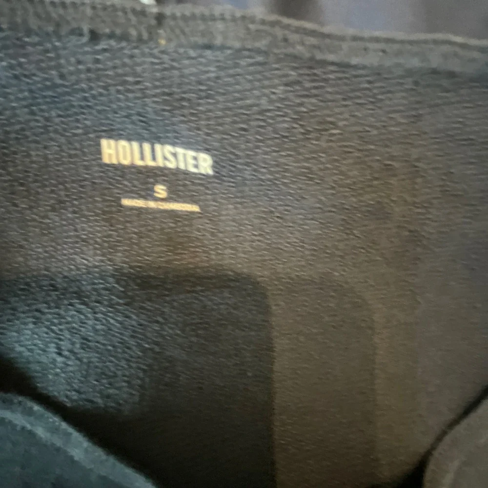 Hollister & Abercrombie Fitch Blue Sweatshirt Size S Cozy Fleece Lined - Picture 6 of 8